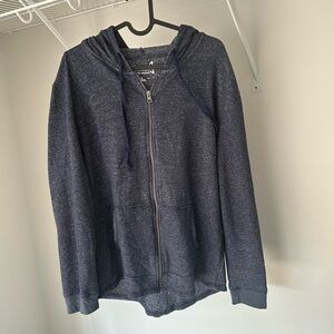 🧡5/$25🧡Hanes Navy Blue Zip-Up Hoodie